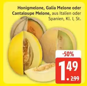 Edeka Honigmelone, Galia Melone oder Cantaloupe Melone Angebot