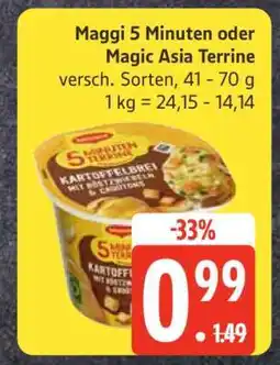 Edeka Maggi 5 Minuten oder Magic Asia Terrine Angebot