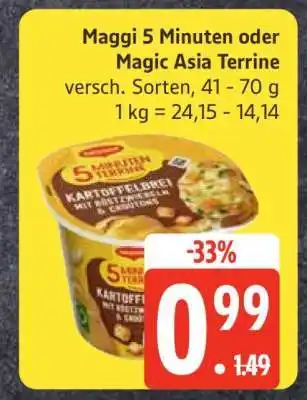 Edeka Maggi 5 Minuten oder Magic Asia Terrine Angebot