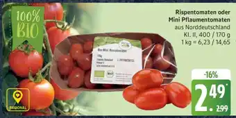 Edeka Rispen- oder Mini Pflaumentomaten Angebot