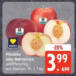 Edeka Pfirsiche oder Nektarinen Angebot