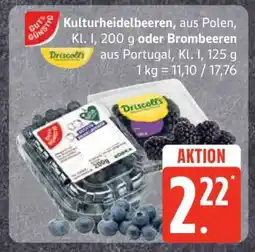 Edeka Kulturheidelbeeren oder Brombeeren Angebot