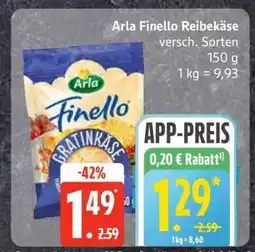 Edeka Arla Finello Reibekäse Angebot