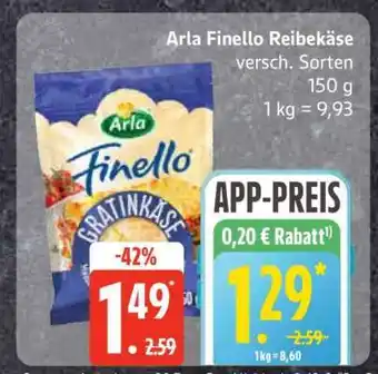 Edeka Arla Finello Reibekäse Angebot