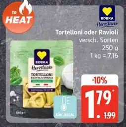 Edeka Tortelloni oder Ravioli Angebot