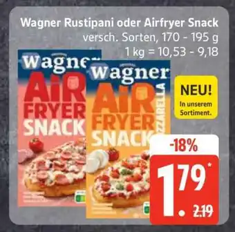 Edeka Wagner Rustipani oder Airfryer Snack Angebot