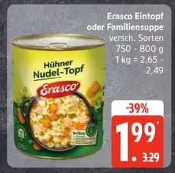Edeka Erasco Eintopf oder Familiensuppe Angebot