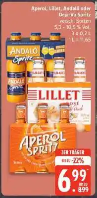 Edeka Aperol, Lillet, Andalö oder Deja-Vu Spritz Angebot