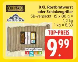Edeka XXL Rostbratwurst oder Schinkengriller Angebot