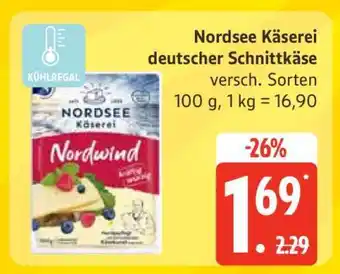 Edeka Nordsee Käserei deutscher Schnittkäse Angebot