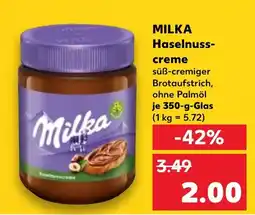 Kaufland MILKA Haselnuss- creme Angebot