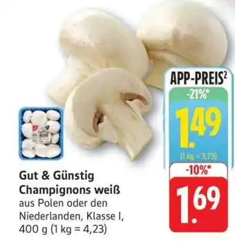 Edeka Gut & Günstig Champignons weiß Angebot