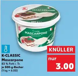 Kaufland K-CLASSIC Mascarpone Angebot