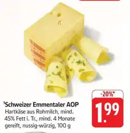 Edeka Schweizer Emmentaler AOP Angebot