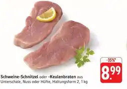 Edeka Schweine-Schnitzel oder -Keulenbraten Angebot