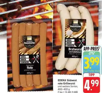 Edeka EDEKA Südwest rote Grillwurst Angebot