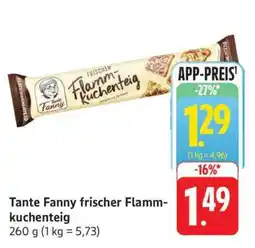Edeka TANTE FANNY Frischer Flammkuchenteig Angebot