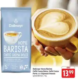 Edeka Dallmayr Home Barista Caffè Crema Dolce, Caffè Crema Forte oder Espresso Intenso Angebot
