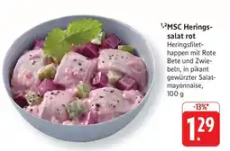 Edeka MSC Heringssalat rot Angebot