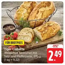 Edeka Tiger Ciabatta Angebot
