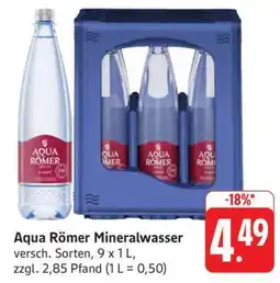 Edeka Aqua Römer Mineralwasser Angebot