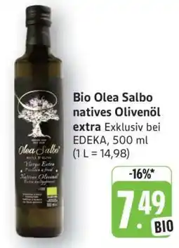 Edeka Bio Olea Salbo natives Olivenöl extra Angebot