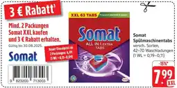 Edeka Somat Spülmaschinentabs Angebot