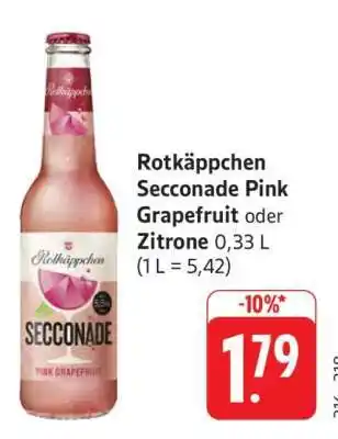 Edeka Rotkäppchen Secco Pink Grapefruit oder Zitrone Angebot