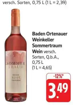 Edeka Baden Ortenauer Weinkeller Sommertraum Wein Angebot