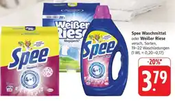 Edeka Spee Waschmittel oder Weißer Riese Angebot
