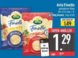 Edeka Arla Finello geriebener Käse Angebot