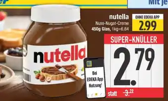 Edeka Nutella Nuss-Nugat-Creme Angebot