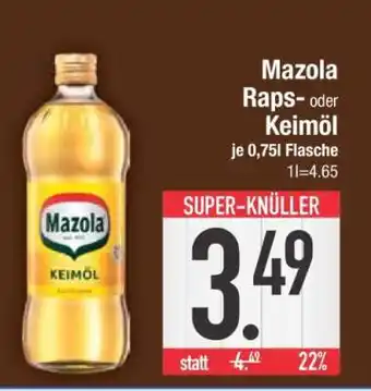 Edeka Mazola Raps- oder Keimöl Angebot