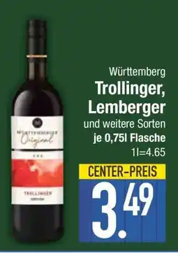 Edeka Württemberg Trollinger, Lemberger Angebot