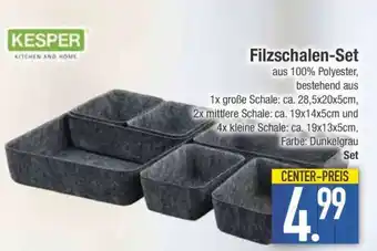 Edeka Filzschalen-Set Angebot