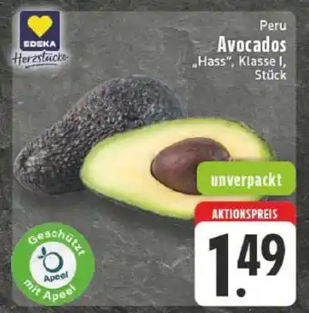 Edeka Avocados 'Hass', Klasse I, Stück Angebot