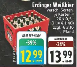 Edeka Erdinger Weißbier Angebot