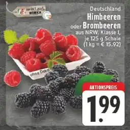 Edeka Himbeeren oder Brombeeren Angebot