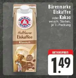 Edeka Bärenmarke Eiskaffee oder Kakao Angebot