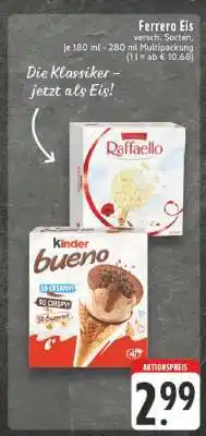 Edeka FERRERO Eis Angebot