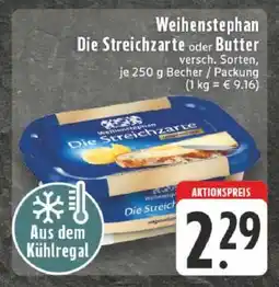 Edeka WEIHENSTEPHAN Die Streichzarte oder Butter Angebot