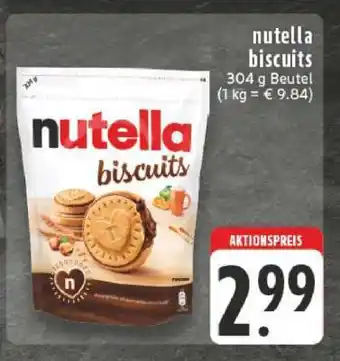 Edeka Nutella Biscuits Angebot