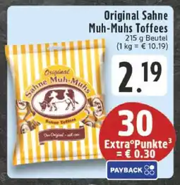 Edeka Original Sahne Muh-Muhs Toffees Angebot