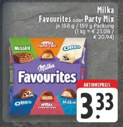 Edeka MILKA Favourites oder Party-Mix Angebot