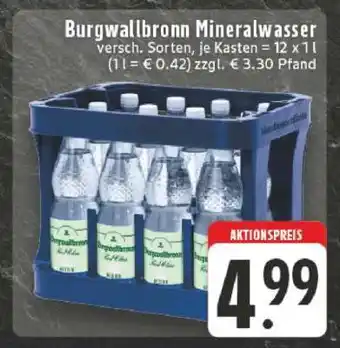 Edeka Burgwallbronn Mineralwasser Angebot