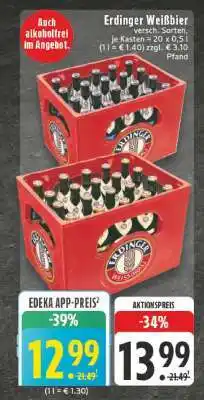 Edeka Erdinger Weißbier Angebot