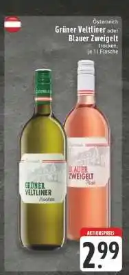 Edeka Grüner Veltliner oder Blauer Zweigelt Angebot