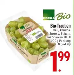 Edeka Bio-Trauben Angebot