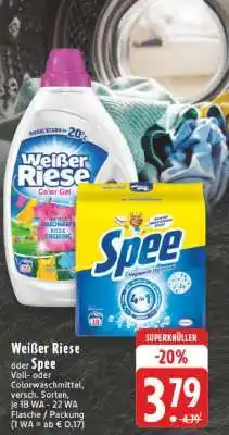 Edeka Weißer Riese oder Spee Angebot