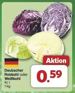 Famila Nord Ost Deutscher Rotkohl oder Weißkohl Angebot